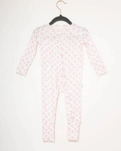 Uptown Baby - Sleep Romper - Clover Pink