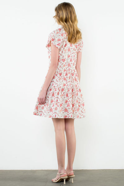 THML - Button Up Floral Dress