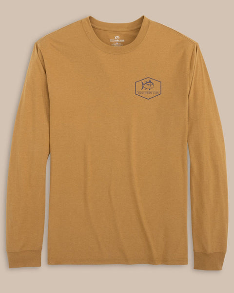 Southern Tide- Lowcountry Long Sleeve- Hazelnut Khaki