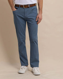 Southern Tide- Sullivan Five Pocket Pant- Blue Haze