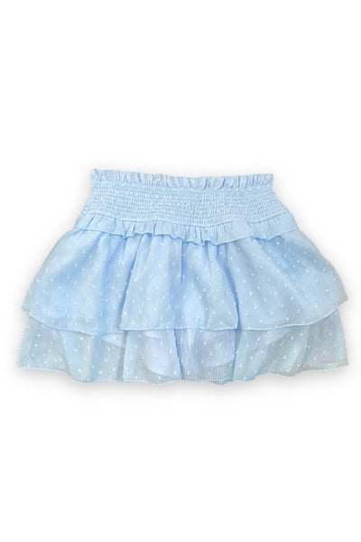 KatieJ NYC - Baby Blue Bailee Top/ Skort Set