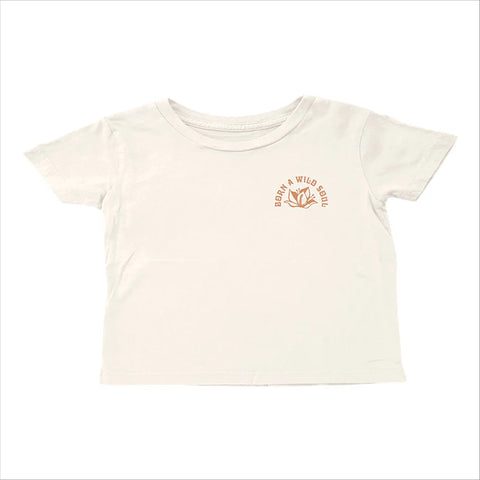 Tiny Whales - WIld Soul Girl Boxy Tee - Natural