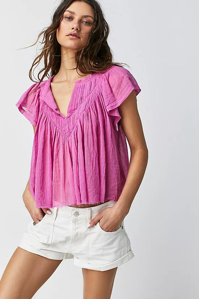 Free People - Padma Top in Magentiful