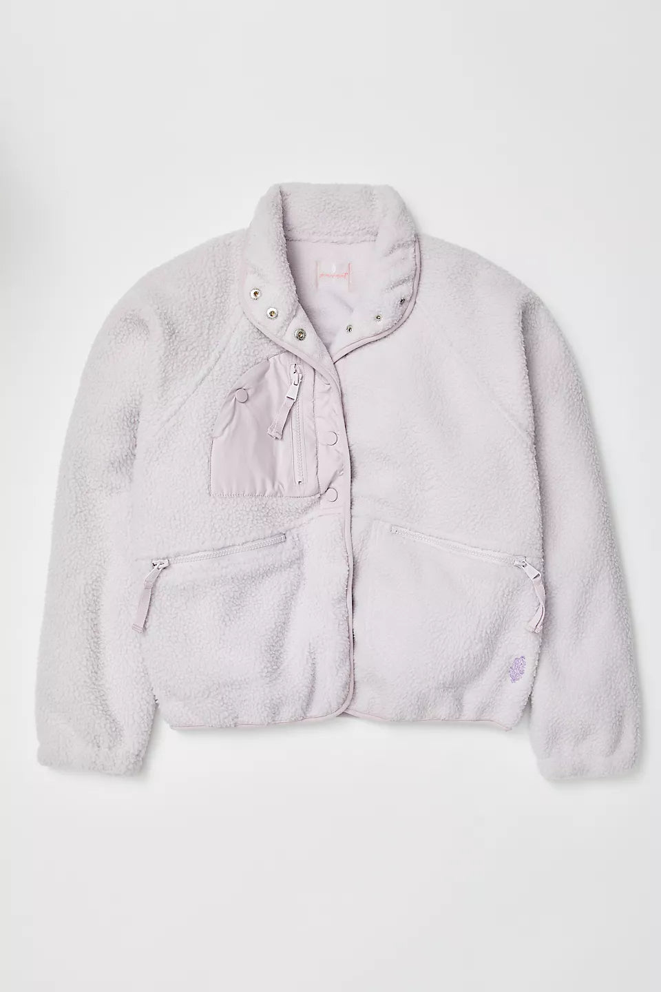 Free People Hit the Slopes Jacket Lavender Fog Annie Jewel and Charlies