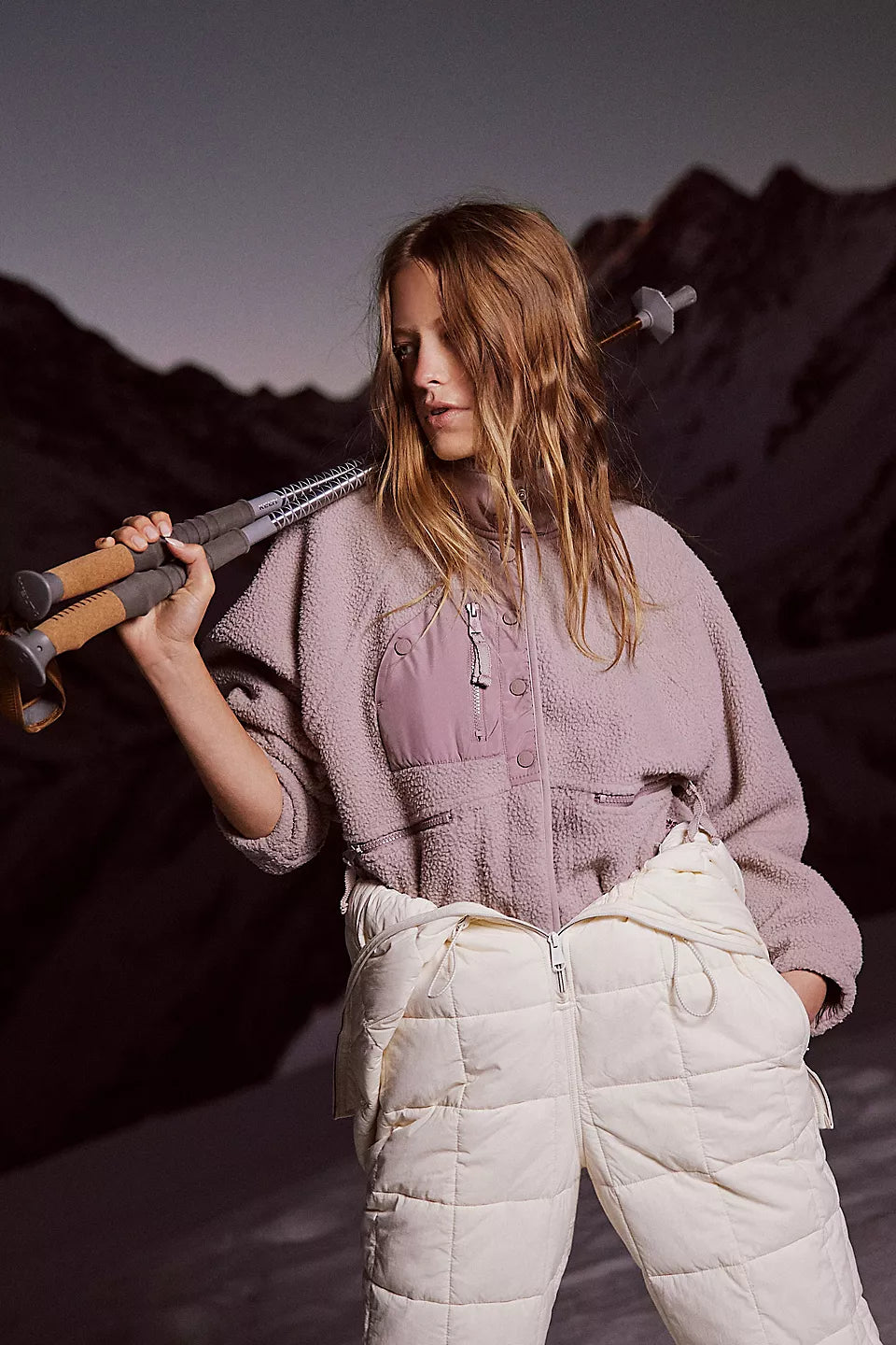 Free People - Hit the Slopes Jacket - Lavender Fog – Annie Jewel