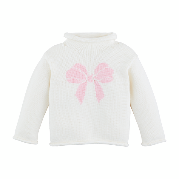 Mud Pie - Bow Rollneck Sweater 2-3T