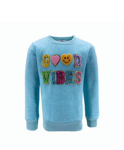 Lola & the Boys - Crystal Good Vibes Sweatshirt