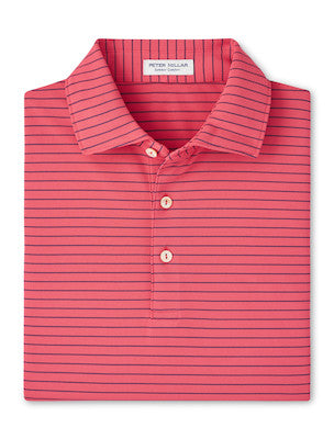 Peter Millar - Winston Performance Mesh Polo - Tango Pink
