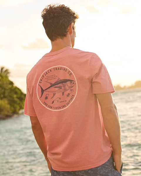 Southern Tide- You Can't Catch The Skipjack- Heather Petal Pink