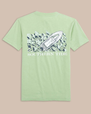 Southern Tide - Youth Short Sleeve Yachts of Stingrays Tee