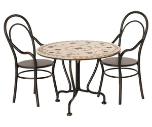 Maileg - Dining Table Set w/ 2 Chairs