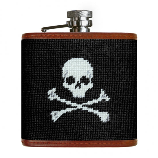 Smathers & Branson - Jolly Roger Flask Black