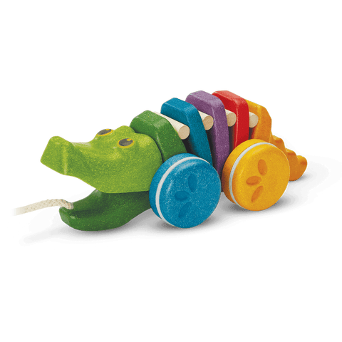 Plan Toys - Rainbow Alligator 12 Months
