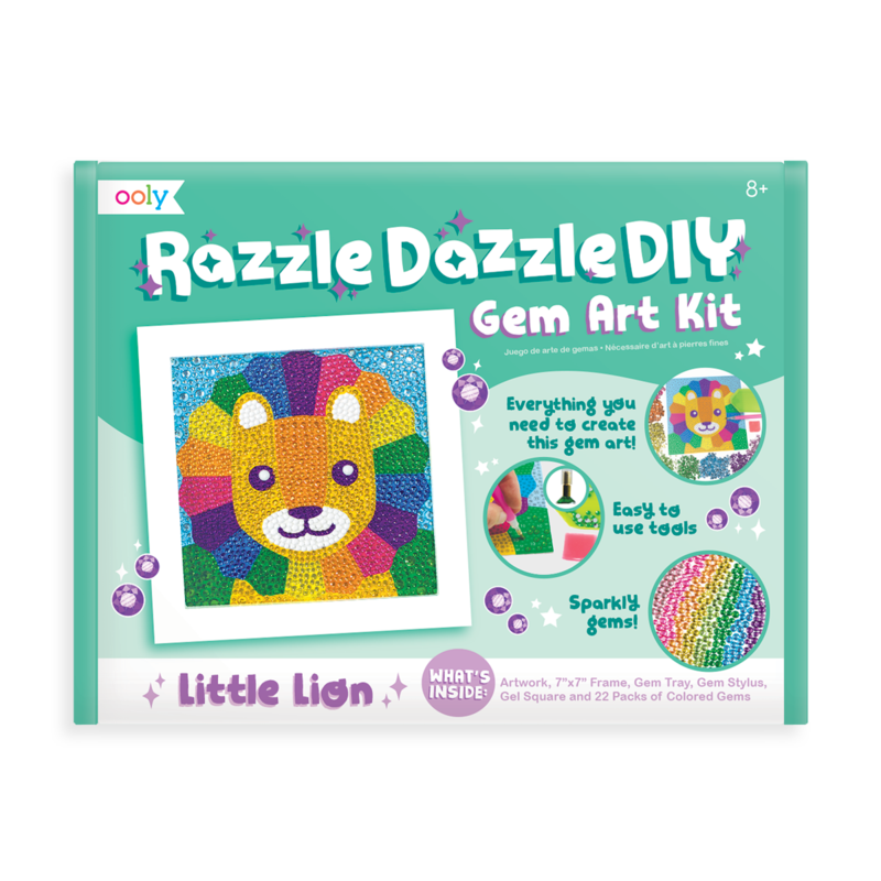 Ooly - Razzle Dazzle Gem Art Kit Little Lion