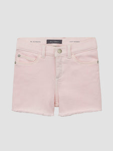 DL 1961 - Lucy Cut Off Shorts: Rose Lychee