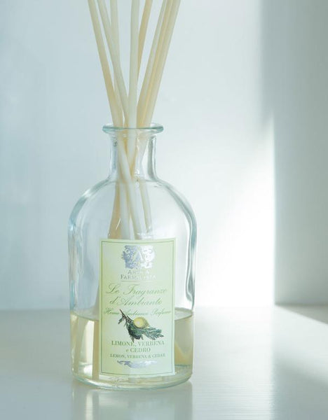 Antica Farmacista - 250ml Lemon, Verbena & Cedar HA Diffuser with Reeds