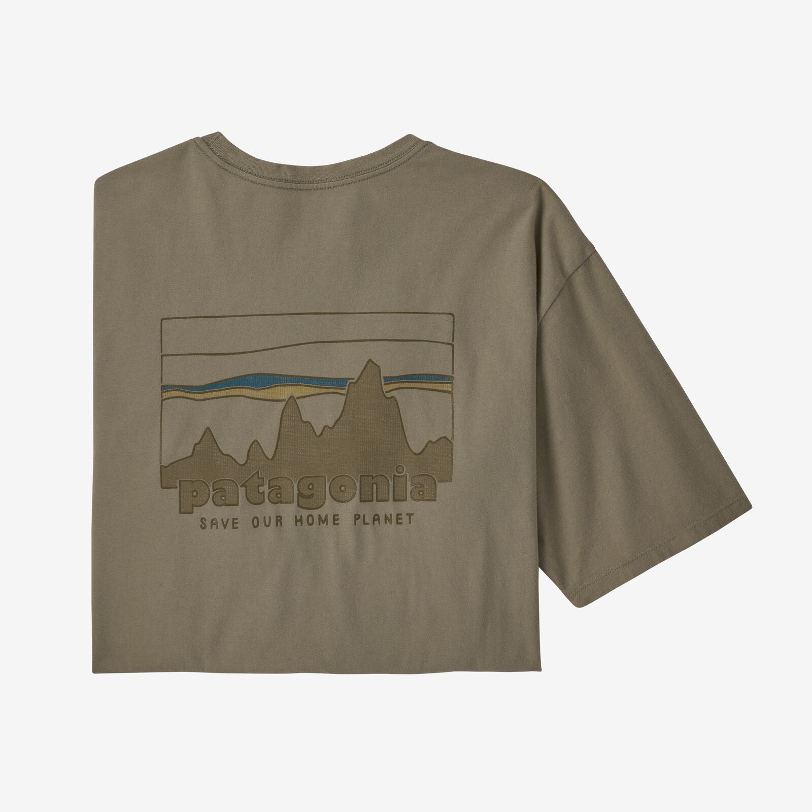 Patagonia - M's '73 Sky Line Organic T-Shirt Garden Green
