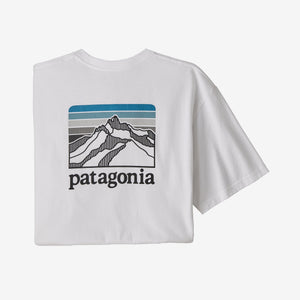 Patagonia - Men's Line Logo Ridge Pocket Responsibili-Tee White