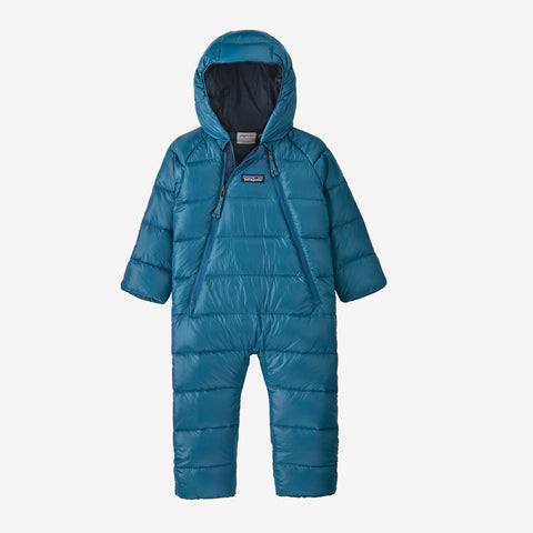 Patagonia - Infant Boys Hi-Loft Down Sweater Bunting Wavy Blue