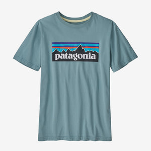 Patagonia - K's Regenerative Organic Certified Cotton P-6 Logo T-Shirt Upwell Blue