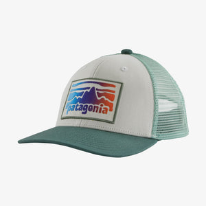 Patagonia - Kids' Trucker Hat Fitz Roy Rambler White