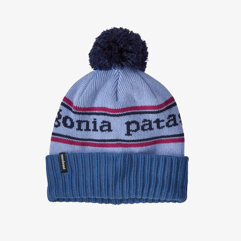 Patagonia - Kids' Powder Town Beanie Park Stripe Knit: Beluga