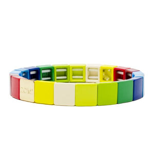 Zomi Gems - Rainbow Tile Bracelets