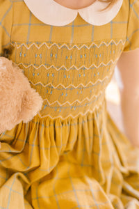 Antoinette - Baby Amelia Yellow Smocked Dress