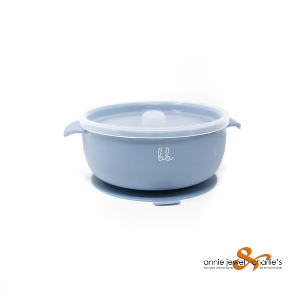 Three Hearts - Baby Bar & Co Suction Bowl with Lid