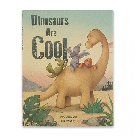 Jelly Cat - Dinosaurs Are Cool Book