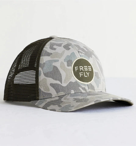 Free Fly - Camo Trucker Hat