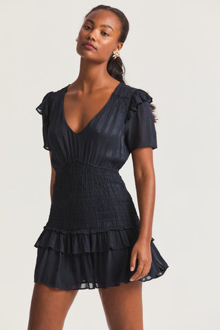 Love Shack Fancy - Rena Dress Midnight