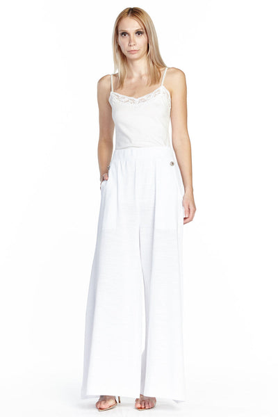 Aratta - She Does Not Care Knit White Pant