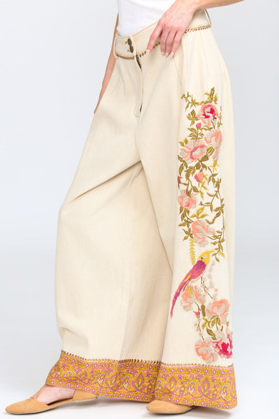 Aratta - Time To Shine Cream Denim Pants