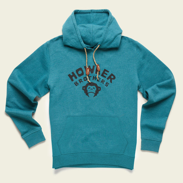 Howler Bros - Select Pullover Hoodie - Camp Heather/Petrol Heather