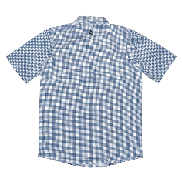 Blue Quail - Boys Gameday New 22 Guayabera Navy S/S Shirt