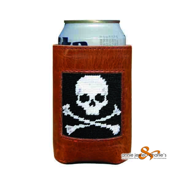 Smathers & Branson - Jolly Roger Needlepoint Can Cooler
