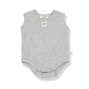 1 + in the family - Leni Body Sleeveless Onesie Grey