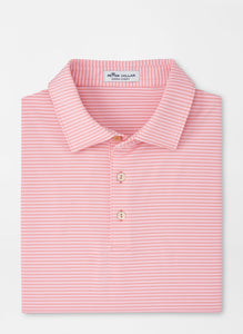 Peter Millar - M's Hales Performance Jersey Polo - Coral Crush