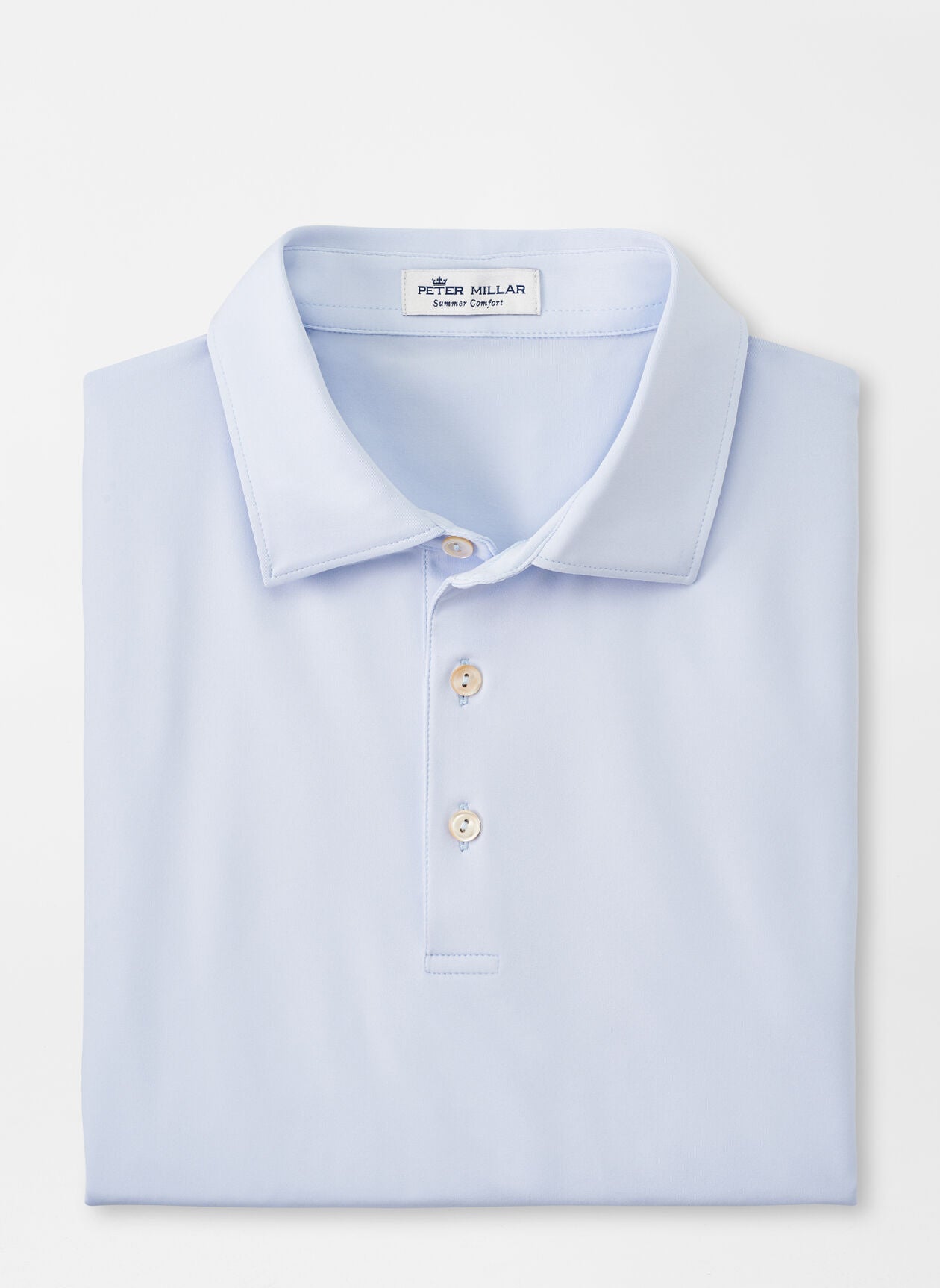 Peter Millar - M's Solid Performance Jersey Polo Moon Mist