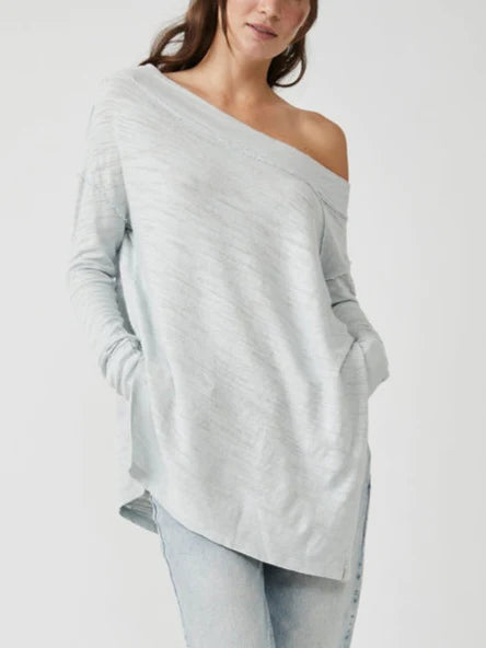 Free People - To The Right Long Sleeve Blue Iris