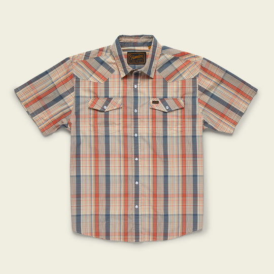 Howler Bros - H Bar B Snapshirt - Atlas Plaid/Brown Rice