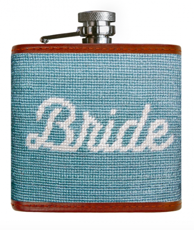 Smathers & Branson - Bride Flask Antique Blue