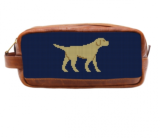 Smathers & Branson - Yellow Lab Toiletry Bag Classic Navy