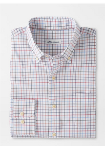 Peter Millar - M's Crown Lite Theo Cotton-Blend Sport Shirt White