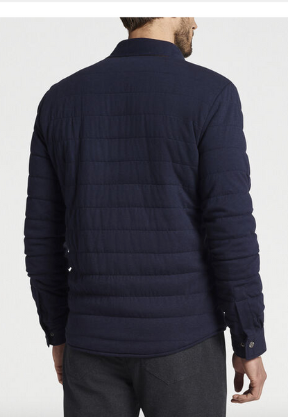 Peter Millar - M's Cotton Cashmere Knit Jacket Navy