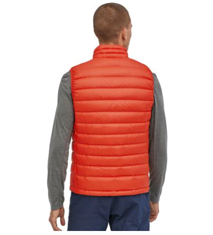 Patagonia - M's Down Sweater Vest - Hot Ember