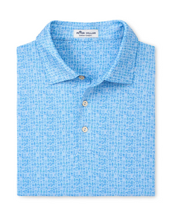 Peter Millar - M's Lil Friday Performance Jersey Polo Cottage Blue
