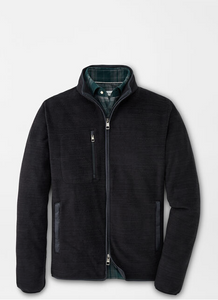 Peter Millar - M's Micro Shearling Fleece Jacket Black