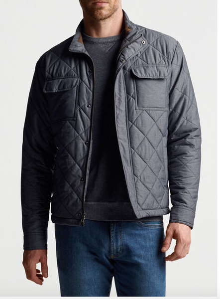 Peter Millar - M's Norfolk Quilted Bomber Iron
